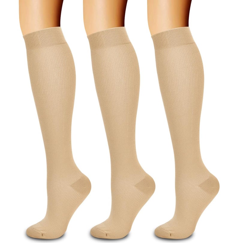 Laite Hebe 3 Pack Compression Sock-Compression Sock For Women and Men Circulation -Best for Running,Athletic Sports - Image 1